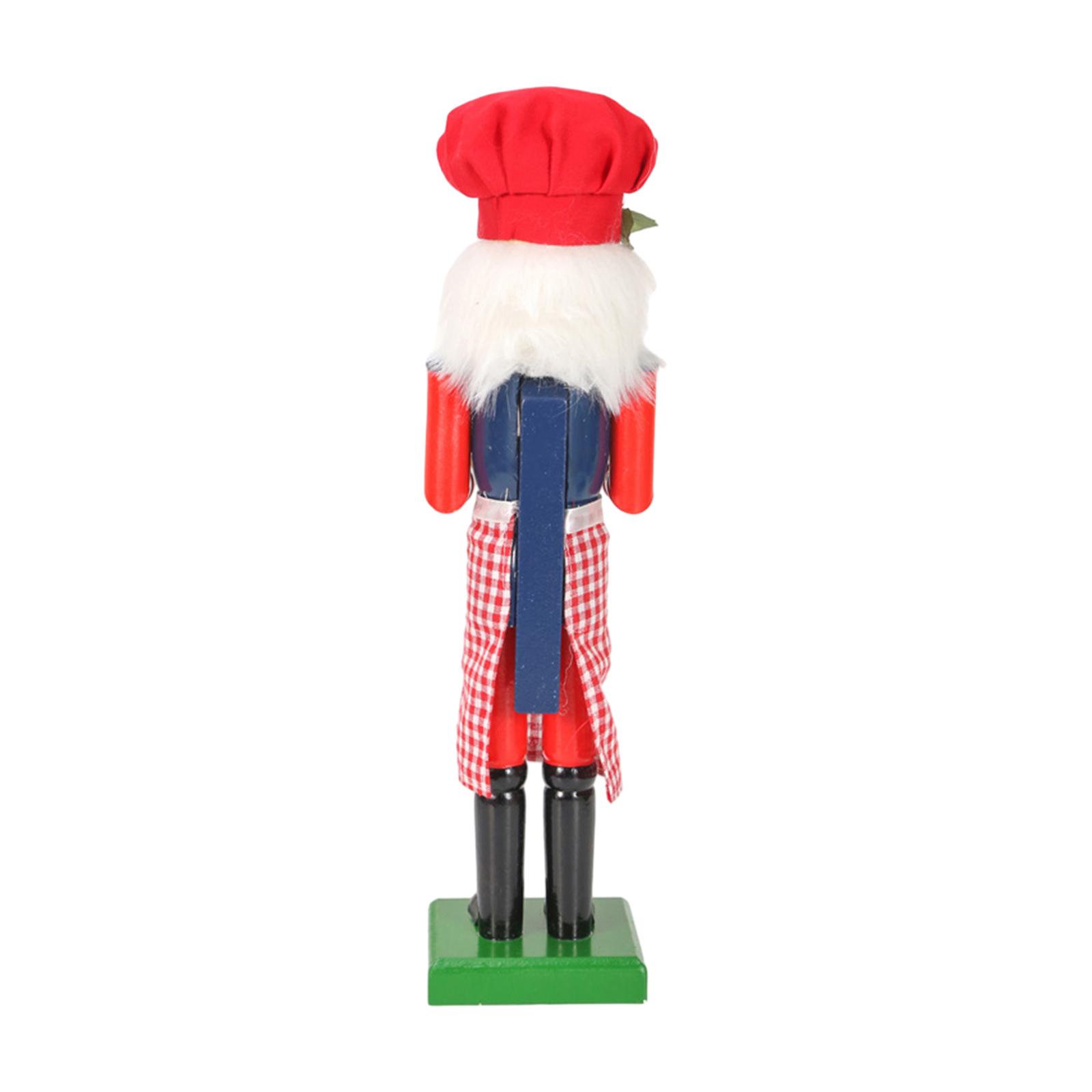 Nutcracker Figurine - 36cm Wooden Nutcracker Ornament Nutcracker Figurines