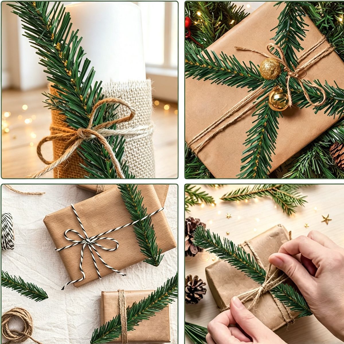Green Pine Christmas Garland D - đánh giá và giá Tinsel Garland Decoration