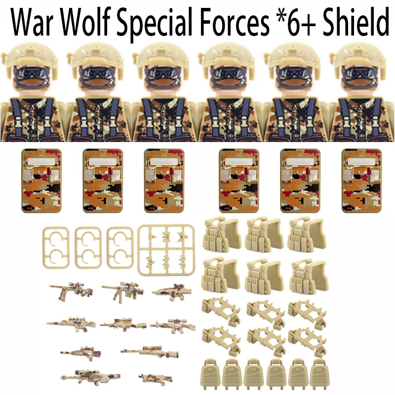 Special Forces SWAT Soldiers P - đánh giá và giá Lego Set Technic