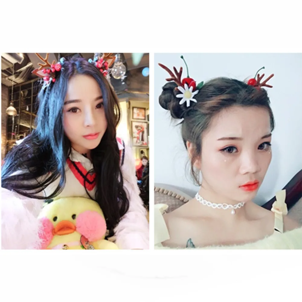 Handmade brown Simulation Deer - đánh giá và giá Reindeer Antlers Headband