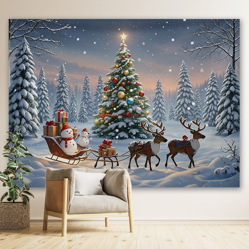VIKAMA Snow Mountain Christmas - đánh giá và giá Christmas Tree Artificial
