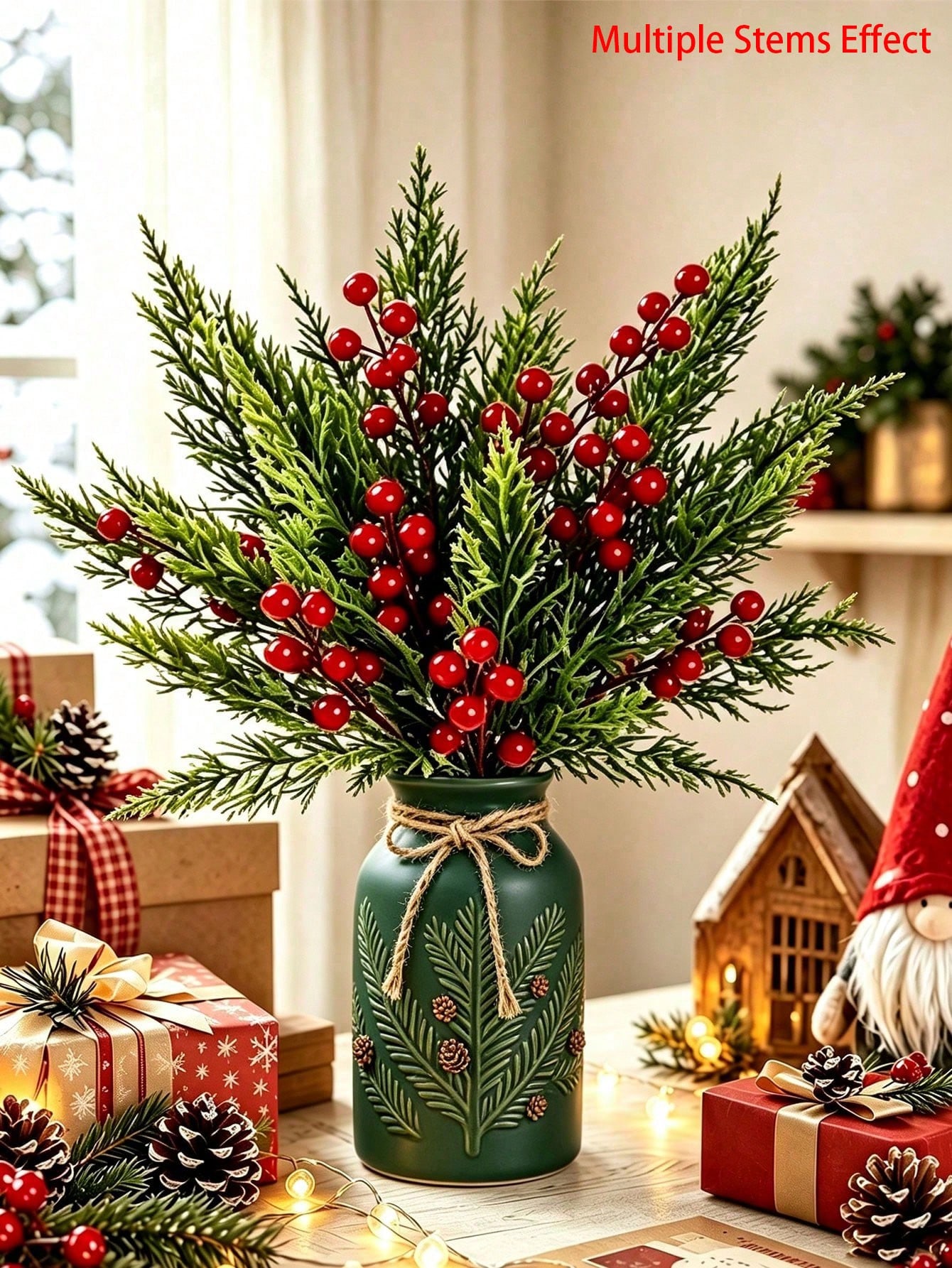 20pcs Artificial Pine Branches - đánh giá và giá Christmas Tree Artificial